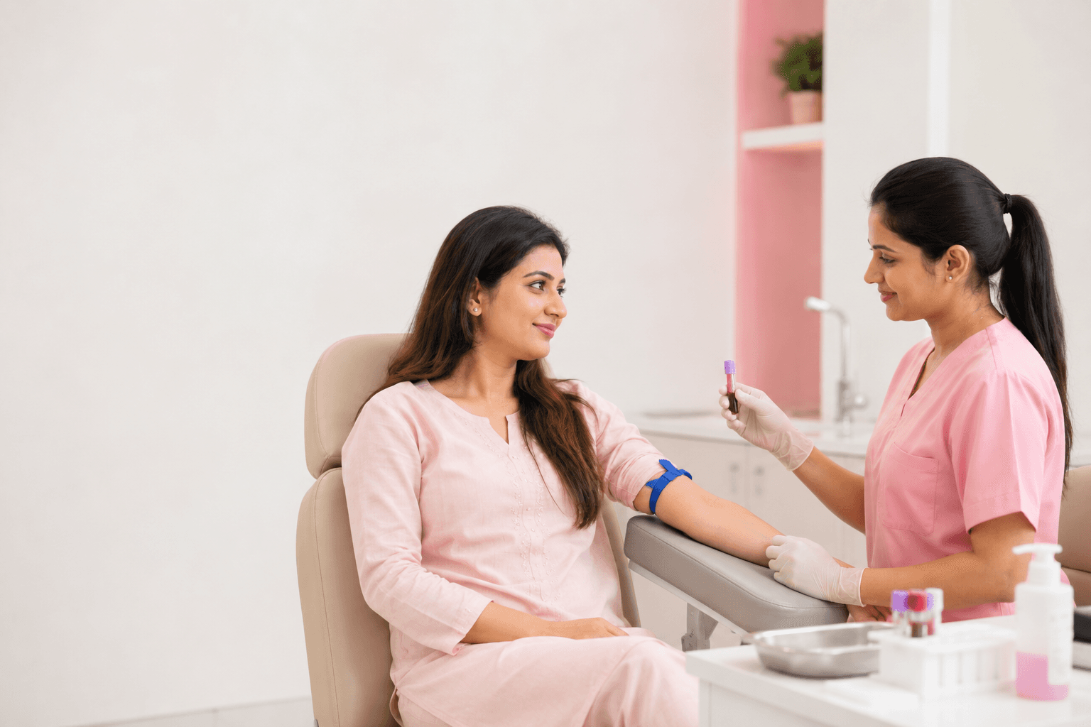 Hormonal blood test for male infertility evaluation before sperm retrieval at Divine IVF Noida