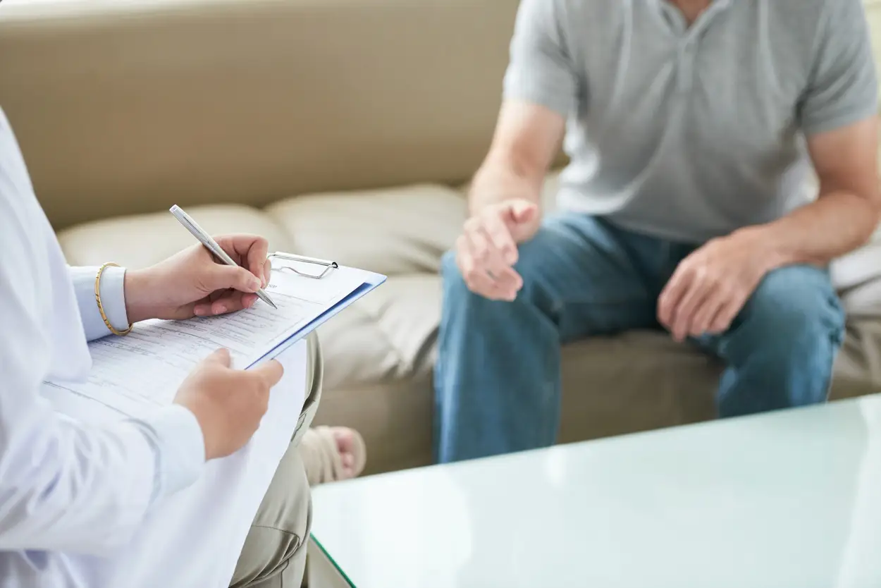 Semen analysis sample testing at Divine IVF, Noida